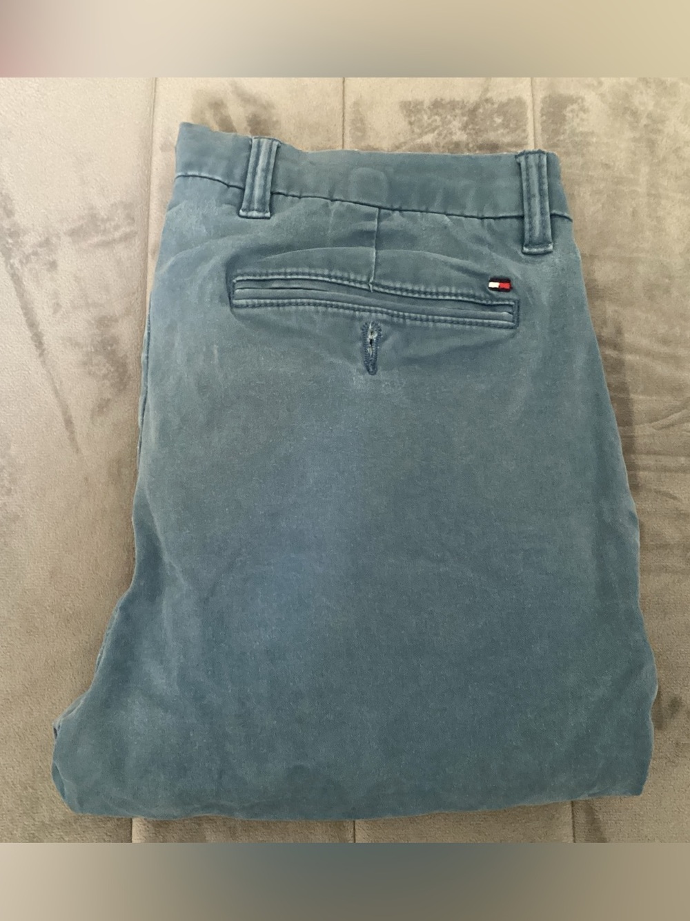 Tommy Hilfiger Men’s Teal-Blue Chino Pants